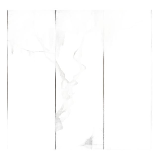 Custom Hand-Painted Dupioni Mural | Gold Wisteria Branch Wallpaper | Luxury Handcrafted Wall Covering For Sale