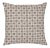 Contemporary Schumacher Mottley Grid Pillow in Wren - 16ʺW x 16ʺH For Sale