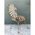 Vintage Heavily Distressed Francois Carre Sunburst Metal Chair For Sale - Image 11 of 12