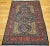 Early 20th Century Vintage Persian Tabriz Area Rug, Floral Pattern, Handwoven Wool, Navy & Red, 4’ X 6’ For Sale - Image 5 of 12