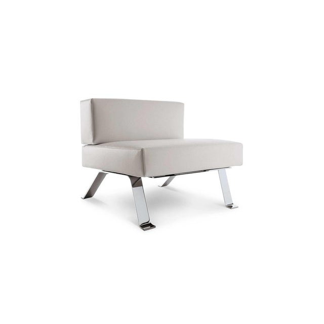 Charlotte Perriand Ombra Armchair with Steel Frame by Charlotte Perriand For Sale - Image 4 of 12