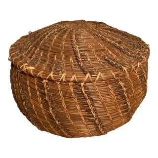 1960s Cherokee (Native American) Sewing Basket For Sale