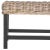 Wicker Bench, Natural For Sale - Image 4 of 6