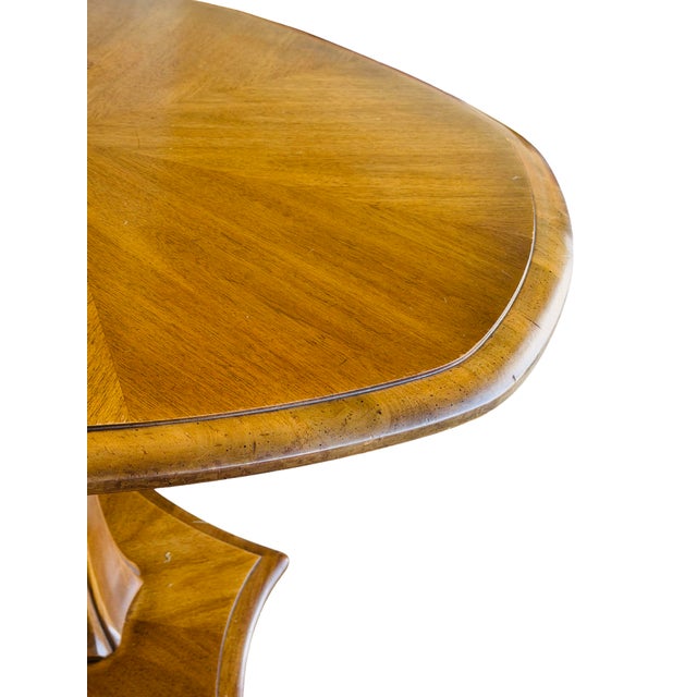 Vintage Drexel Heritage Plaudit Collection Adjustable Lift-Top Table | Mid-Century Modern Hi-Low Cocktail Dining For Sale - Image 18 of 18