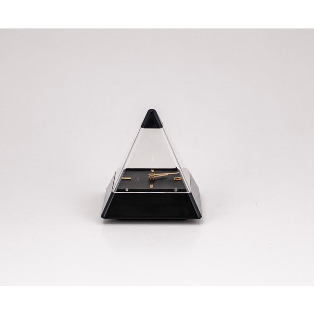 Mid-Century Modern Pyramid Clock by Hidekatsu Nomizu for Tochigi Tokei, 1989 For Sale - Image 3 of 14