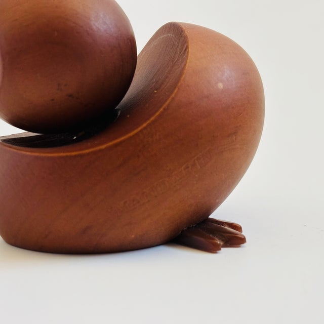 Brown MCM Senshukai Wood Royal Pet - Mandarin Duck For Sale - Image 8 of 9