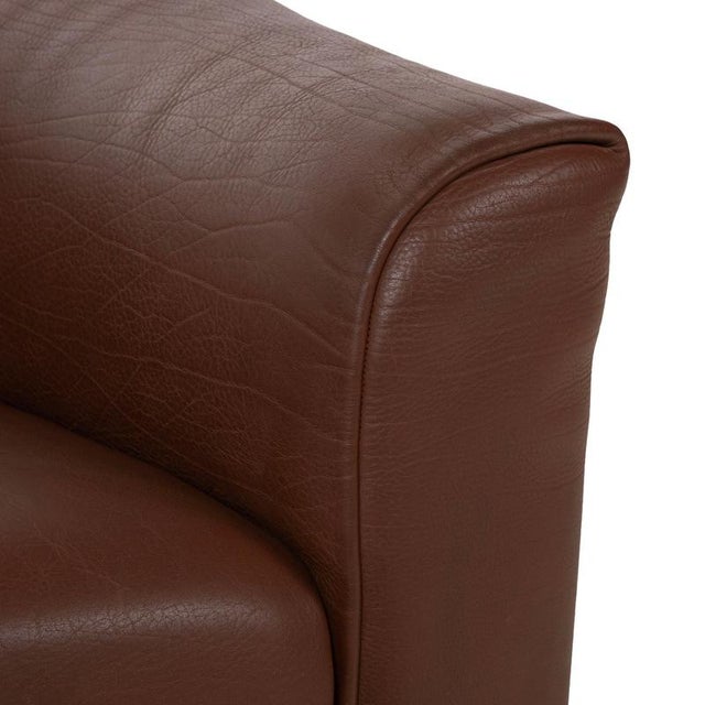 Brown DS-47 Lounge Chair in Brown Leather from de Sede For Sale - Image 8 of 14