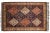 Textile Vintage Indian Shiraz Design Rug - 4'3" X 6'2" For Sale - Image 7 of 7