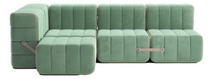 Flexible Small Corner Sofa by Ambivalenz, Set of 9