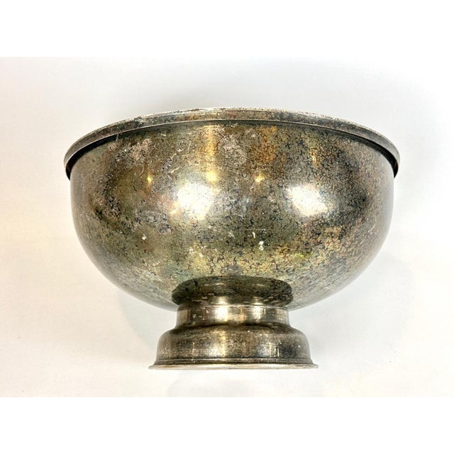Large French Silver Plated Champagne Cooler Bowl, 1900s For Sale - Image 10 of 12