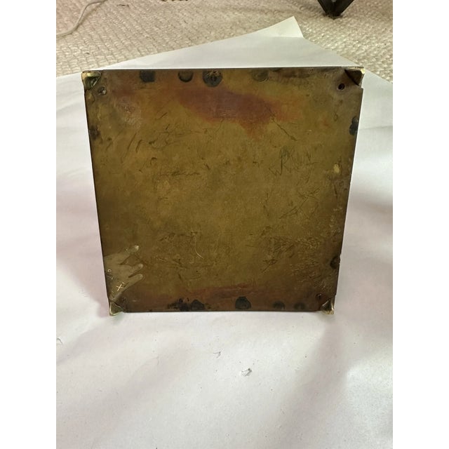 Antique English Brass Inkwell For Sale In Los Angeles - Image 6 of 6