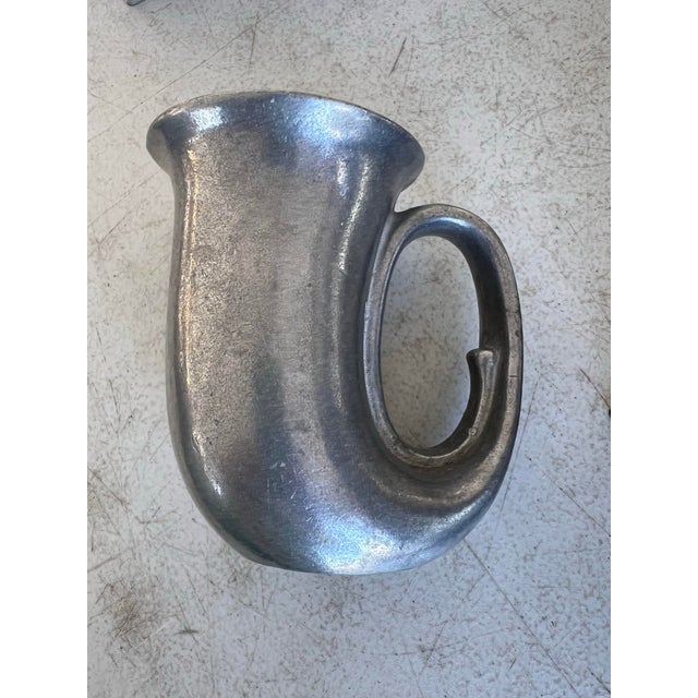Mid 20th Century RWP Wilton Trumpet Pewter Beer Mug Pair -2 For Sale In West Palm - Image 6 of 11