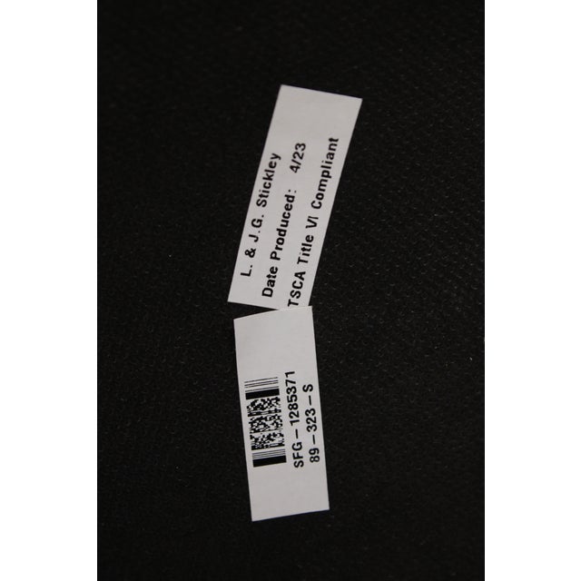 Pair of Stickley Mission Oak Chairs c.2023 For Sale - Image 15 of 16
