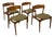 Vintage Danish Dining Chairs by Erik Buch for Oddense Maskinsnedkeri, 1960s, Set of 4 For Sale