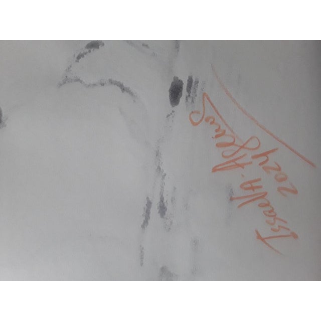 Veronika Issaeva-Agenos, Beach, 2024, Mixed Media on Paper For Sale - Image 4 of 5