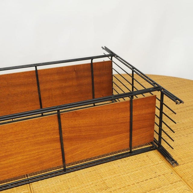 Brown Mid-Century Modern Spanish Three-Part Modular Multi Strux Shelf, 1960s For Sale - Image 8 of 13
