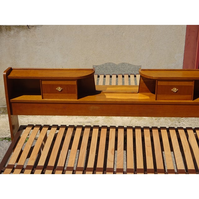 Vintage Light Oak Headboard, 1970s For Sale - Image 18 of 18