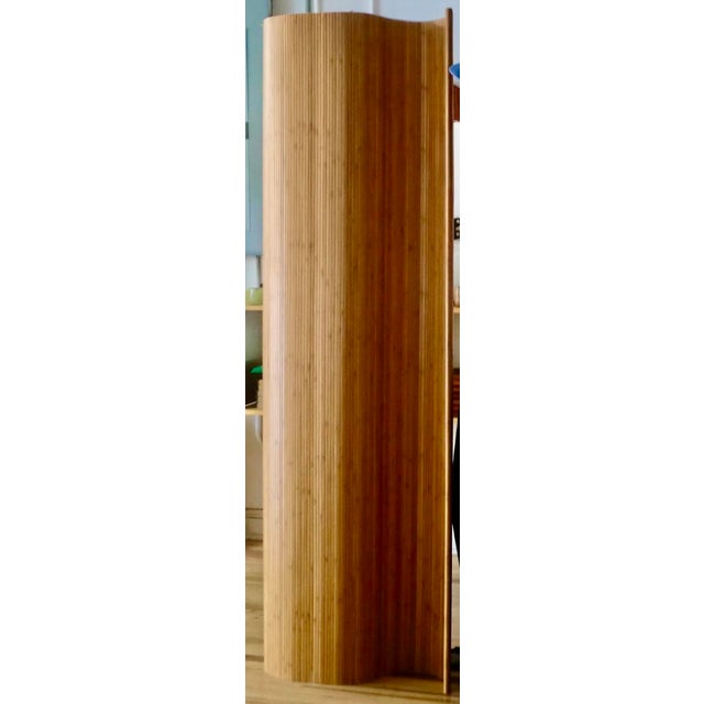 Room Divider or Screen in Natural Bamboo. Ecologically sustainable 6 ft high x 8 ft wide Contemporary Screen or Room...