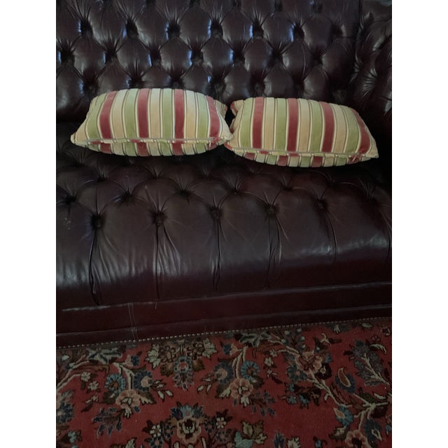 Cowtan & Tout 3 tone velvet custom pillows. Measure 16” long x 10.5” wide. Very very good like new condition. Colors...
