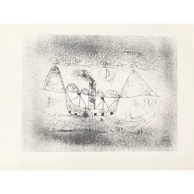 Artist: Paul Klee Country: Switzerland / Germany Title: Lugano -1922 Medium: Engraving – 28 printed: 1947 by Meriden...
