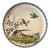 Mid Century French Longwy Faience Decorative Plate With Birds, 13″ – Émaux De Longwy For Sale