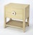 Amelle 24 in. W Rectangular Raffia 2 Drawer Nightstand with Lower Open Shelf, Cream Raffia For Sale - Image 9 of 9