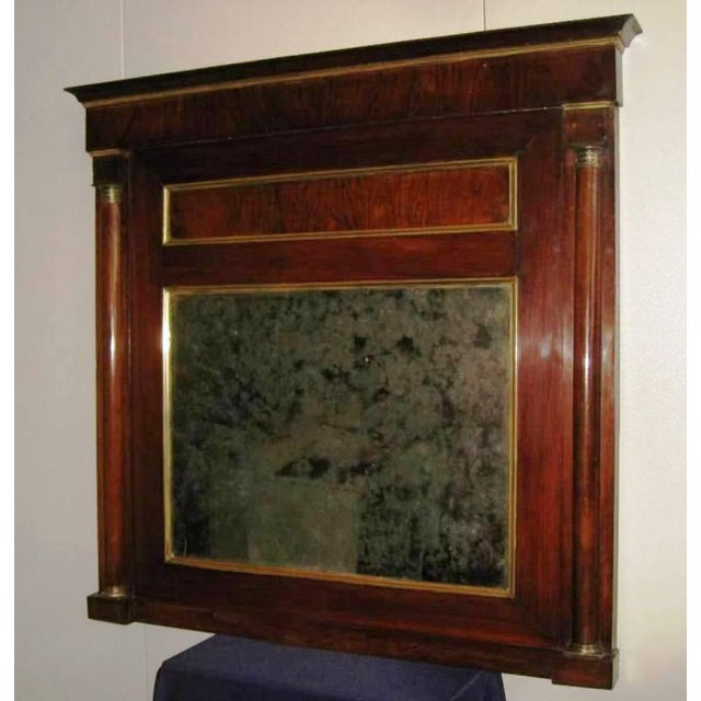 Antique Empire Style Mantelpiece Mirror, Early 19th Century For Sale - Image 14 of 16