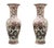 Pair of very large Chinese export porcelain vases in the 18th century Qianlong period style with designs of dragons in...