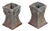 Neoclassical Style Pair Of Cast Iron Garden Planters Or Pedestal Bases For Sale