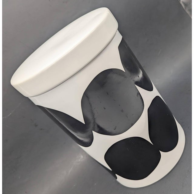 2010s Marimekko Ceramic Kitchen Canister For Sale - Image 5 of 11