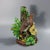 Green Hugo Lonitz Majolica Partridge and Chicks Candelabra Base For Sale - Image 8 of 17