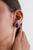 These Vintage-Inspired Stud Earrings features 18.91 carats Ruby, set in 14K white gold. Each ruby measuring approximately...
