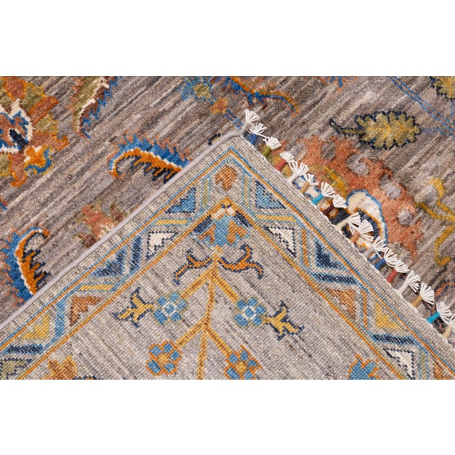 Early 21st Century Contemporary Gabbeh Rug 6'5'' X 9'6'' For Sale - Image 5 of 9