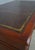 English Yew Wood Brown Leather Top 3 Part Desk For Sale - Image 14 of 18