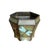 Bring a touch of whimsical garden charm indoors or to a covered patio with this delightful vintage hexagonal metal...