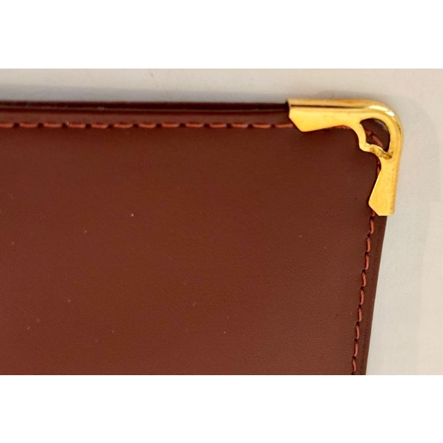 Cartier Burgundy Leather Eyewear Case Made in France 1980s For Sale - Image 12 of 14