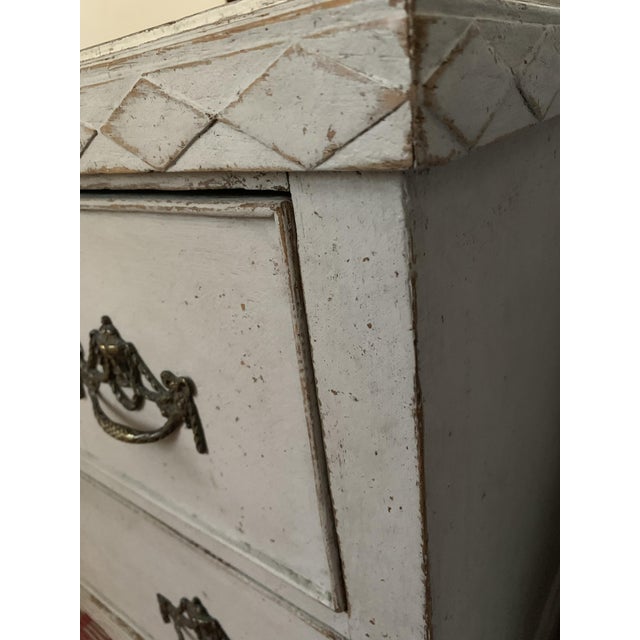 Danish Two Drawer Painted Commode, 1920s For Sale - Image 6 of 10