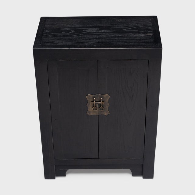 Chinese Early 20th Century Chinese Square Corner Locking Cabinet For Sale - Image 3 of 6