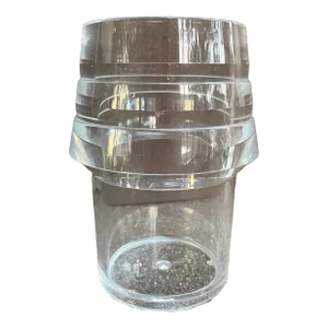 1960s Alfio Di Bella Immanuel Industrial Co. Lucite Wine Cooler Insert Vase Postmodern