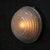 1950s Vintage Aluminium and Clear Cut Glass Flush Mount from Holophane, France, 1950s For Sale - Image 5 of 9