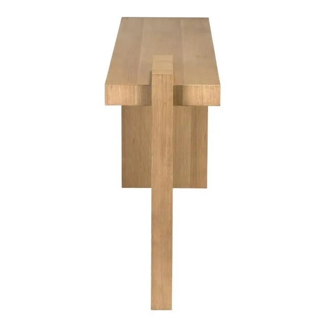 Noir NOIR Atlanta Console, White Oak Veneer For Sale - Image 4 of 5