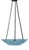 Vintage Art Deco Pendant Light in Blue Glass Paste from Verrerie Dart Degué, 1920s For Sale