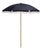 Valencia 6.5 Ft Beach Fringed Umbrella, Navy For Sale