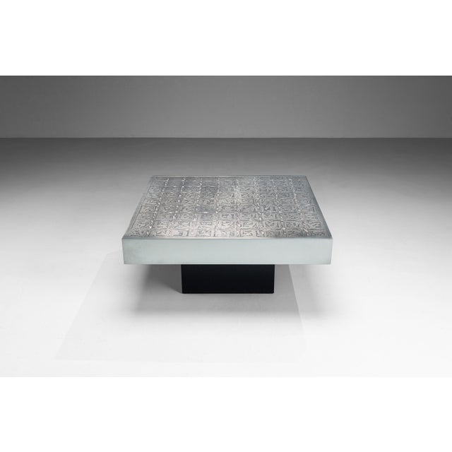 1970s Etched Coffee Table by Bernhard Rohne, 1970s For Sale - Image 5 of 15