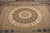 9x12 Vintage Aubusson Flat Weave Wool Rug, Neoclassical Compass Medallion For Sale In New York - Image 6 of 12