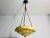 Beautiful alabaster pendant lamp from the 1930s, made in germany. The soft, diffused light passing through the veined...