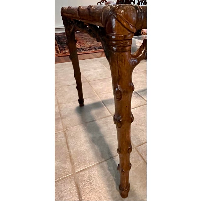 Vintage McGuire Faux Bois Game Table or Breakfast Table For Sale In New York - Image 6 of 12