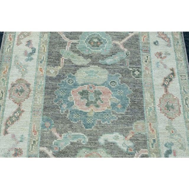 Early 21st Century Turkish Oushak Runner Rug 2'10" x 26'6" #17524 For Sale - Image 5 of 8
