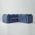 Not Yet Made - Made To Order Sophie Conran Coco 3x3 Sectional Sofa - Coastal Blue & Navy Blue Stripes with Knife Edge Cushion For Sale - Image 5 of 5