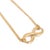 Modern Tiffany & Co. Infinity Double Chain 18k Yellow Gold Chocker Pendant Necklace For Sale - Image 3 of 8
